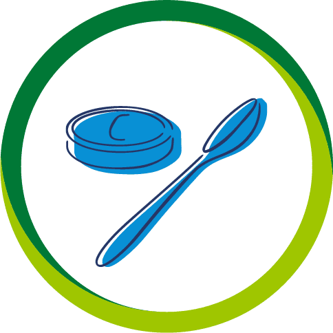 Liquid and tablets