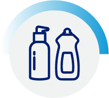 Contact with detergents