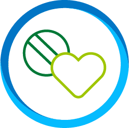 Minimal side effects icon